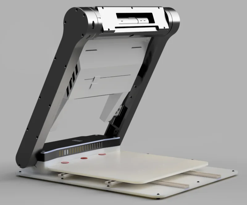 Low-cost magnification device built by the EPICS team